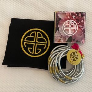 Budha Girl Silver all weather bangles